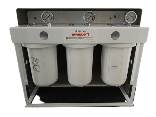 Pentair Deluxe 3-Stage Whole Home Water Filter 10