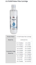 LG LT1000P Fridge Water Filter ADQ747935 - NZ Pump And Water Filters