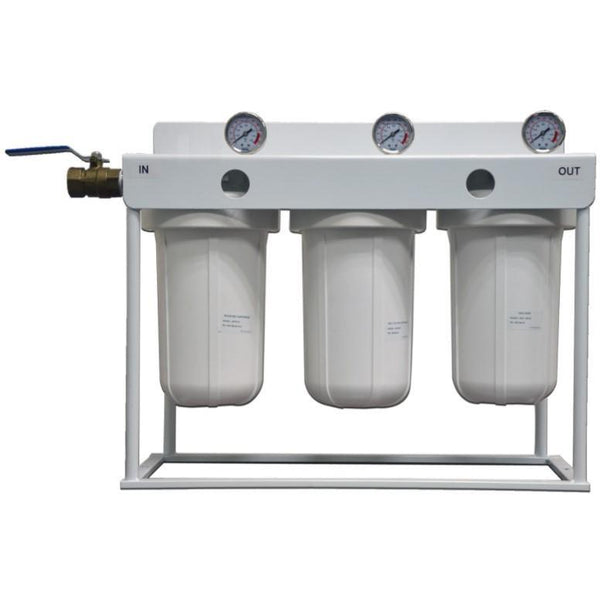 Pentair Deluxe 3-Stage Whole Home Water Filter 10
