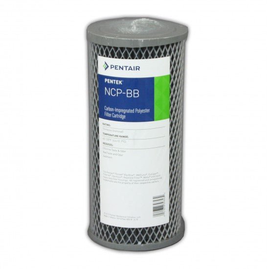 Pentair Carbon Pleated Water Filter Big 10" x 4.5" - NZ Pump And Water Filters