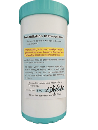 BIG GAC/KDF - 10" x 4 1/4" KDF-GAC Cartridge
