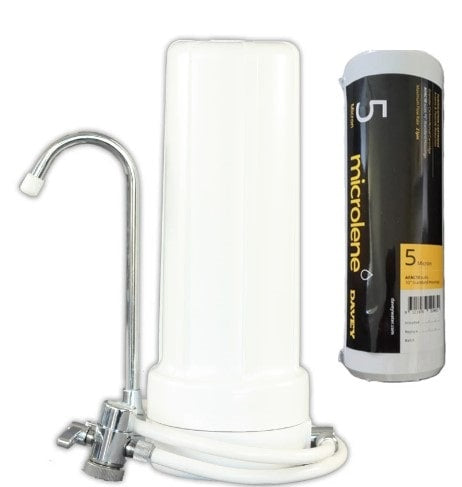 benchtop water filter with tap. For fluoride and chlorine removal