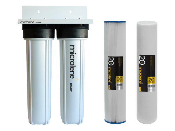Davey Whole House Dual Water Filter 20" Rural