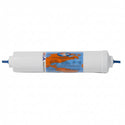 omnipure water filter with a blue label on a white background