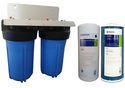 10 inch twin bi blue filter system with 2 pentair  water filters