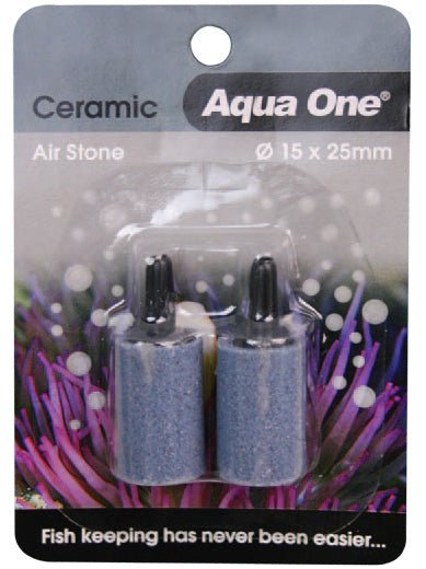 Aqua One Air Stone - Ceramic 25x15mm (2pk) - NZ Pump And Water Filters