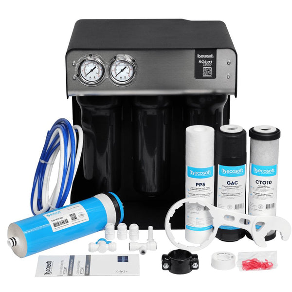 EcoSoft Robust 1500 Direct Flow RO System - 90 - 100 LPH - NZ Pump And Water Filters