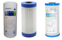 fluoride polyspun and matrikx cto  water filter set for the whole house