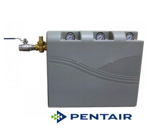 Pentair water treatment device on a white background