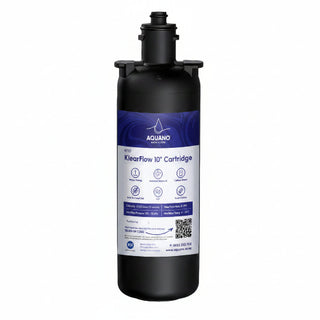 Aquano KlearFlow 10" cartridge on a white background