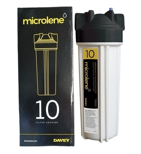 Microlene Complete Inline Standard Water Filter Housing - NZ Pump And Water Filters