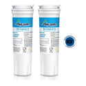 Two Spring Source water filters with certification logo on a white background