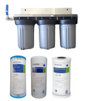 best water filter system foor home on gorund water or tank water with 3 pentair filters 