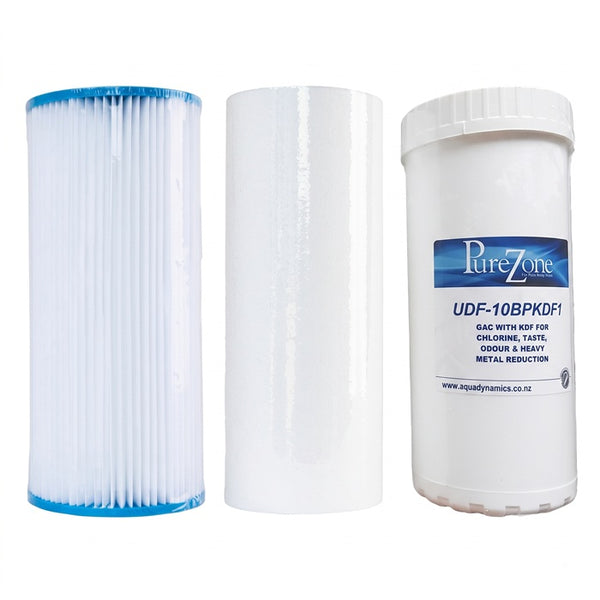 Whole House 10" Mains Triple Water Sets - 3 Options