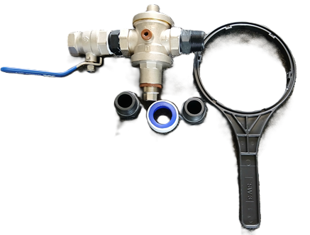 accessories with triple pentair water filter system