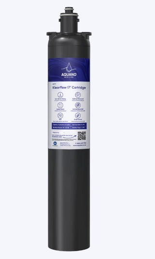 Aquano water filter cartridge on a white background